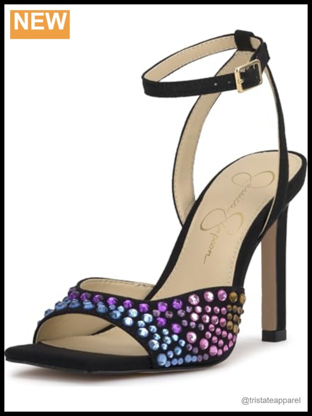 Jessica Simpson Lendall Faux Suede Stiletto Heeled Sandal